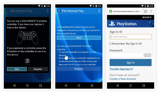 ps4 remote play apk install